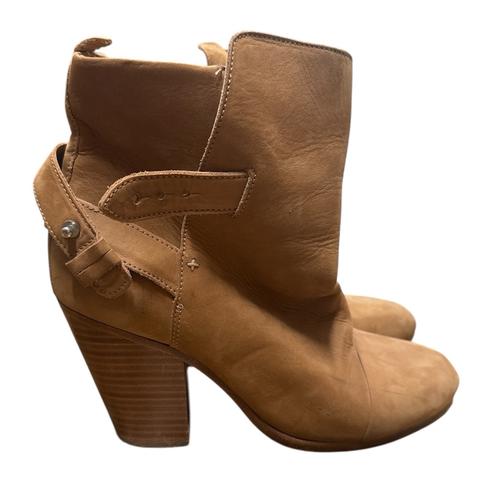 Rag & Bone Tan Leather Ankle Boots size 39